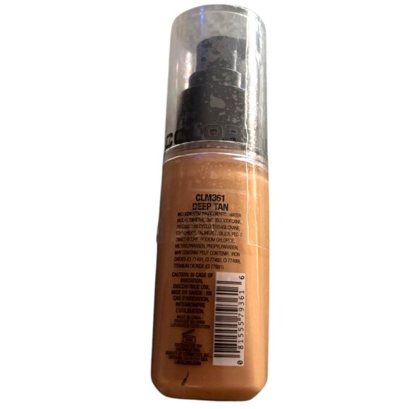 L.A. COLORS Truly Matte Foundation long wearing high pigment Deep Tan CLM361 New - Picture 3 of 5